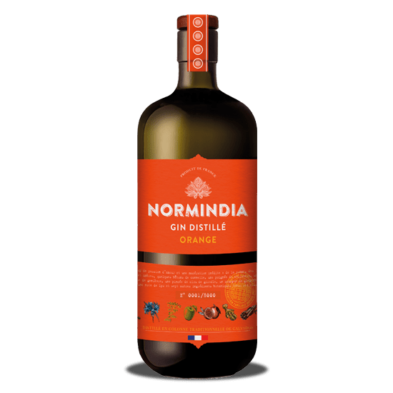 Gin français Normindia Orange - Gin - DUGAS