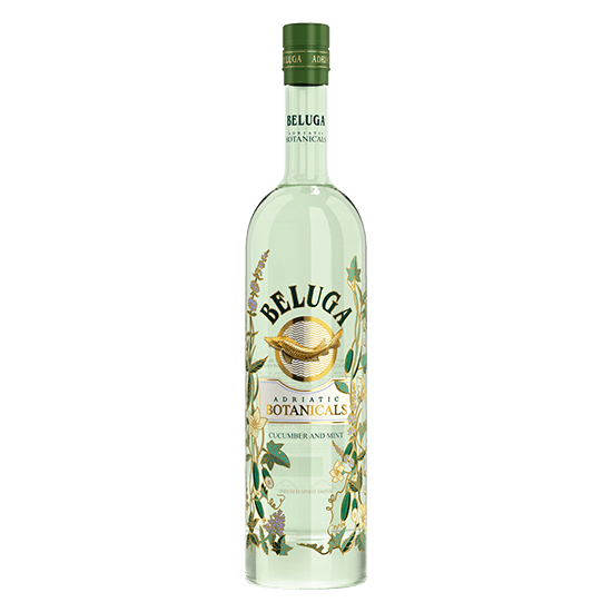 Vodka infusée BELUGA ADRIATIC BOTANICALS CONCOMBRE MENTHE - Beluga