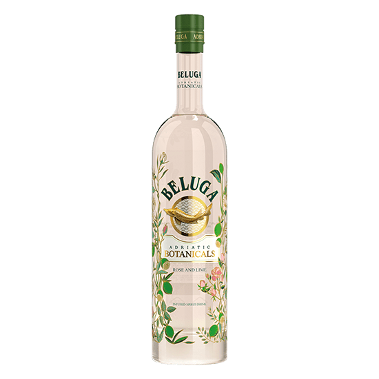 Vodka infusée BELUGA ADRIATIC BOTANICALS ROSE CITRON - Beluga