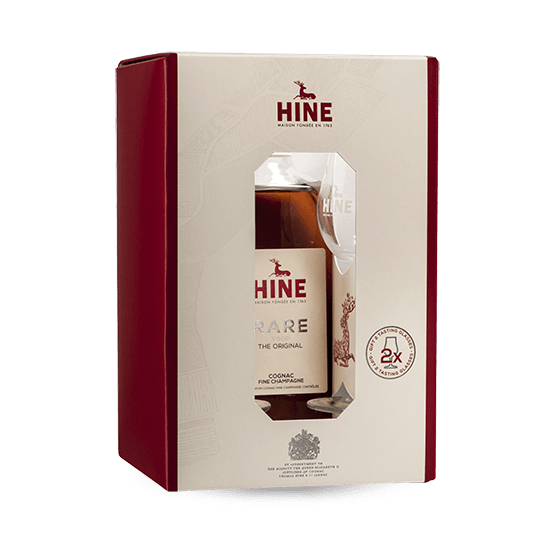 Coffret cognac Hine Rare The Original &amp; 2 verres - Cognac - HINE