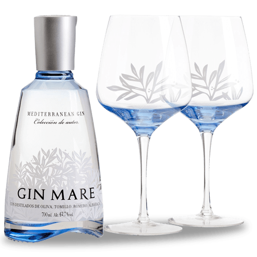 Coffret Gin Mare + 2 verres - Gin - GIN MARE