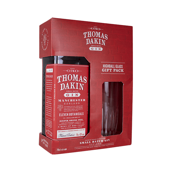 Coffret gin Thomas Dakin 1 Verre - Gin - THOMAS DAKIN