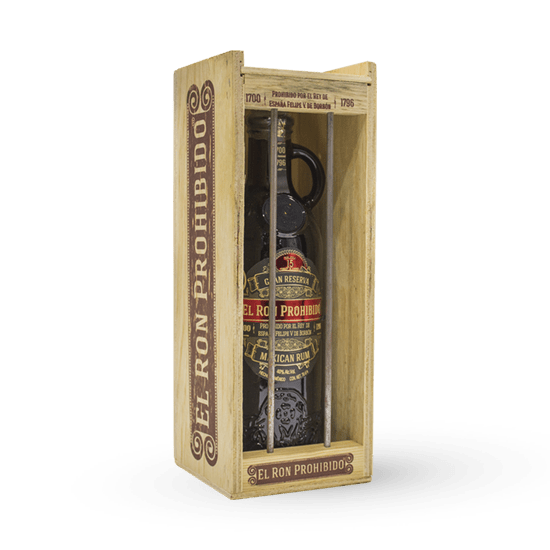 Coffret rhum El Ron Prohibido - 15 - Rhum - EL RON PROHIBIDO