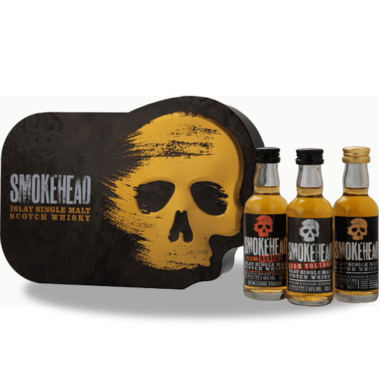Coffret whisky tourbé Smokehead Tête de mort - Whisky - SMOKEHEAD