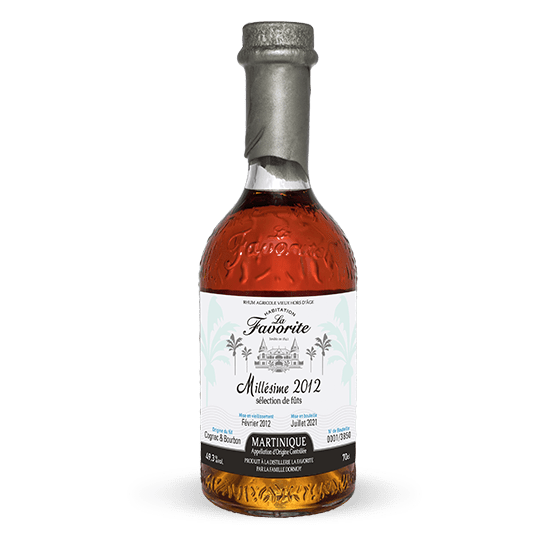 Rhum Vieux La Favorite Millésime 2012 9 ans - Rhum - LA FAVORITE