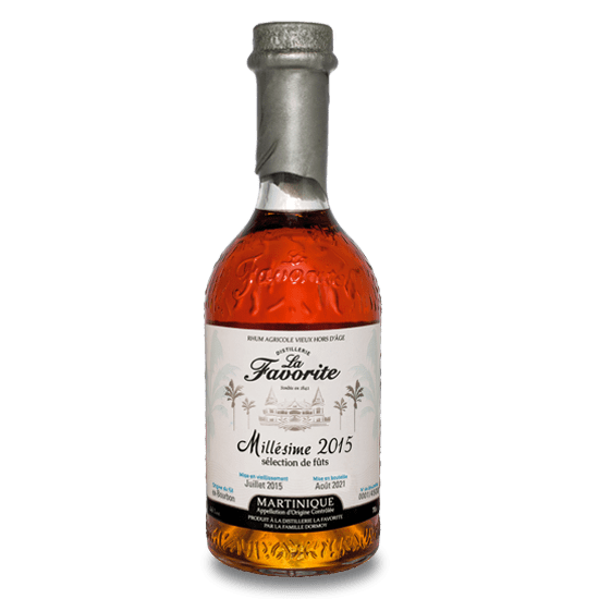 Rhum Vieux La Favorite Millésime 2015 6 ans - Rhum - LA FAVORITE