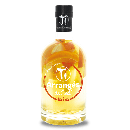 Ti Arrangés de Ced’ Orange Citron BIO 35cl - Les arrangés - LES RHUMS DE CED&