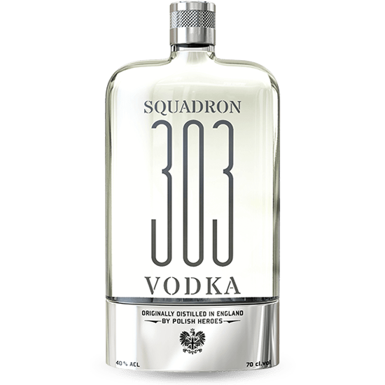 Vodka Squadron 303 - Bouteille Flask Original - Eaux-De-Vie - SQUADRON 303