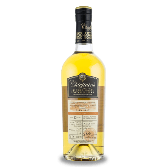 Whisky écossais Chieftains Glen Spey 12 ans - Single malts - CHIEFTAINS