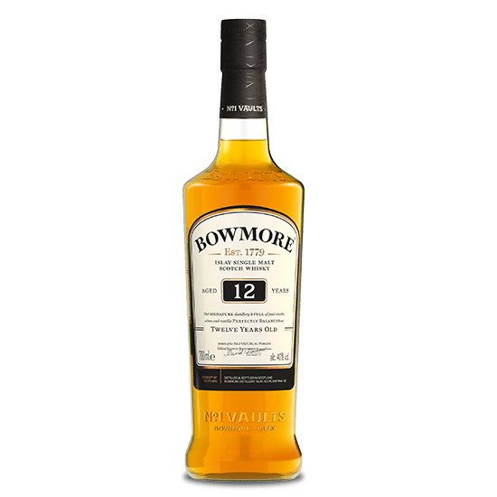 Whisky tourbé Bowmore 12 ans - Single malt - DUGAS